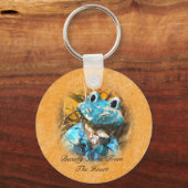 Inspirerend citaten die je mooi kikkerprins bent sleutelhanger (Voorkant)