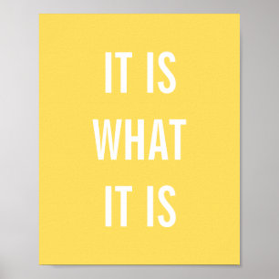 Inspirerend citaten Geel Witte Leven Citaten 8x10 Poster