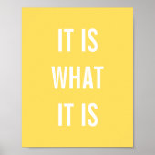 Inspirerend citaten Geel Witte Leven Citaten 8x10 Poster (Voorkant)