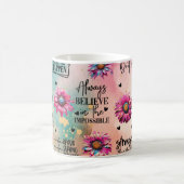 Inspirerend citaten Keramische Mok (Center)