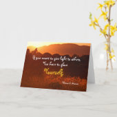 Inspirerend Citaten LDS Kaart (Gele Bloem)