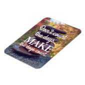 Inspirerend citaten Motivatie Zen Stones Magneet (Linkerzijde)