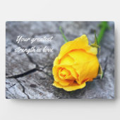 Inspirerend citaten Plaque tabletop Plaque met Eas Fotoplaat (voorkant)