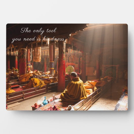 Inspirerend citaten Plaque tabletop Plaque met Eas Fotoplaat (voorkant)