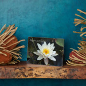 Inspirerend citaten Plaque tabletop Plaque met Eas Fotoplaat (Zijkant)