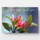 Inspirerend citaten Plaque tabletop Plaque met Eas Fotoplaat (voorkant)