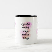 inspirerend citaten positief, Empowerment Tweekleurige Koffiemok (Center)