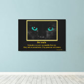 Inspirerend citaten voor dieren 8 canvas afdruk (Insitu (Houten vloer))