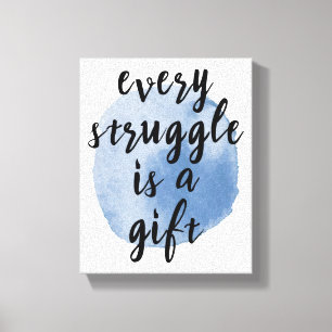 Inspirerend citaten voor zelfliefde canvas afdruk