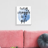 Inspirerend citaten voor zelfliefde canvas afdruk (Insitu (Woonkamer))