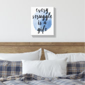 Inspirerend citaten voor zelfliefde canvas afdruk (Insitu (Slaapkamer))