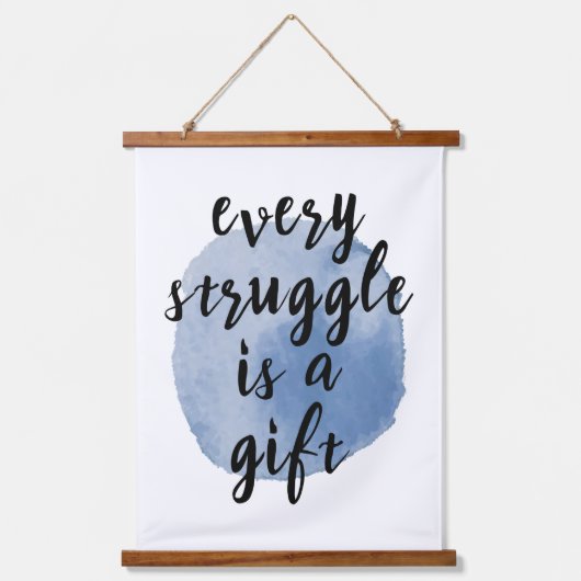 Inspirerend citaten voor zelfliefde hangend wandkleed (Voorkant)