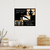 inspirerend citaten Yoga Meditation New age Poste Poster (Keuken)