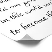 inspirerend citaten Yoga Meditation New age Poste Poster (Hoek)