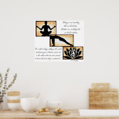 inspirerend citaten Yoga Meditation New age Poste Poster (Keuken)