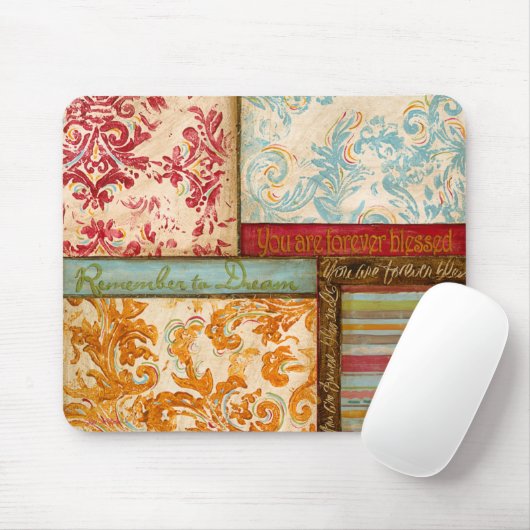 Inspirerend Collage 2 van Kate McRostie Muismat (Met muis)