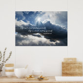 Inspirerend "Creëer uzelf" Sky Ai Art Poster (Keuken)