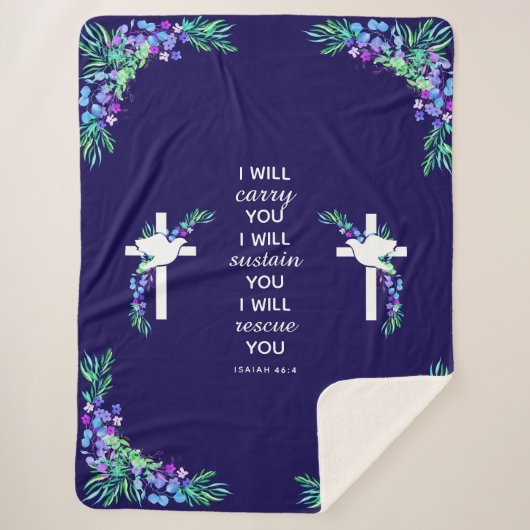 Inspirerend Cross Sherpa Blanket Sherpa Deken (Voorkant)