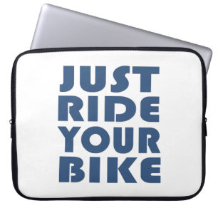 inspirerend cycluscitaten laptop sleeve