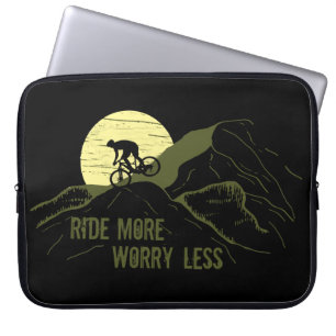 inspirerend cycluscitaten laptop sleeve