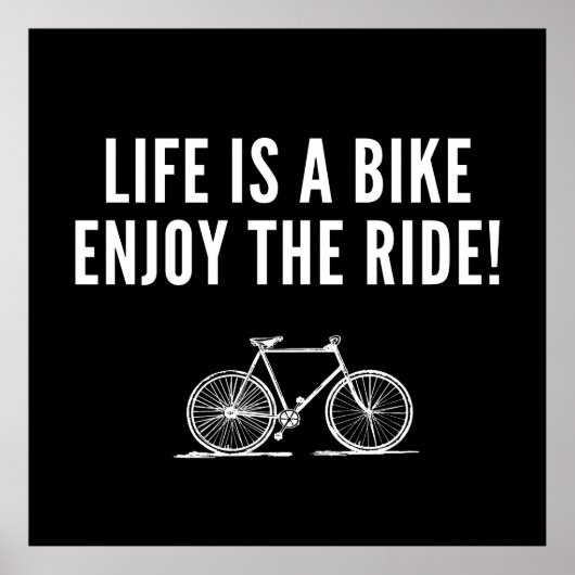 inspirerend cycluscitaten poster (Voorkant)