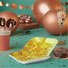 Inspirerend Daffodil Paper Borden Papieren Bordje