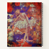 Inspirerend dagblad voor gebeden met ballerina notitieboek (Achterkant)