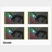 Inspirerend dame volleybal Stickers (Vel)