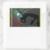 Inspirerend dame volleybal Stickers (Tas)