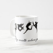 Inspirerend Dance Coffee Mok prachtige lijnen! (Voorkant links)