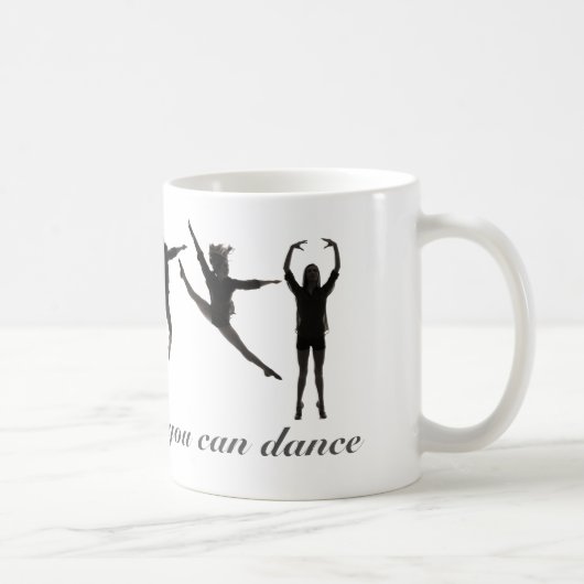 Inspirerend Dance Coffee Mok prachtige lijnen! (Rechts)