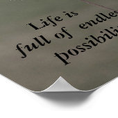 Inspirerend Dandelion - Aangepast.. - Gepersonalis Poster (Hoek)