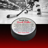 Inspirerend dank je coach voor Ice Hockey Rink Hockey Puck