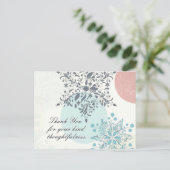 Inspirerend Dank u Schrift,  Bloem Briefkaart (Staand voorkant)