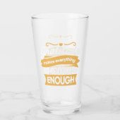 Inspirerend dankbaarheid typografie citaten glas (Achterkant)