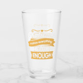 Inspirerend dankbaarheid typografie citaten glas (Voorkant)