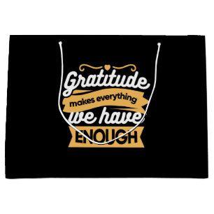 Inspirerend dankbaarheid typografie citaten groot cadeauzakje