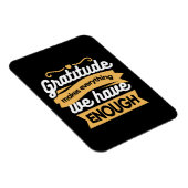 Inspirerend dankbaarheid typografie citaten magneet (Rechterzijde)