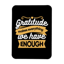 Inspirerend dankbaarheid typografie citaten magneet