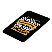 Inspirerend dankbaarheid typografie citaten magneet (Linkerzijde)