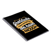 Inspirerend dankbaarheid typografie citaten notitieboek (Rechterzijde)