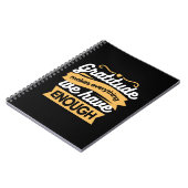 Inspirerend dankbaarheid typografie citaten notitieboek (Linkerzijde)