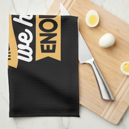 Inspirerend dankbaarheid typografie citaten theedoek (Quarter Fold)