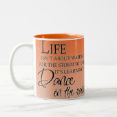 Inspirerend DANS IN DE REGEL Tweekleurige Koffiemok (Links)