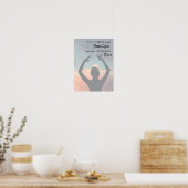 Inspirerend danscitaat 1 poster (Keuken)