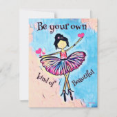 Inspirerend danserballet Kaart Personaliseer deze (Voorkant)
