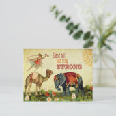  Inspirerend danseres Briefkaart (Staand voorkant)