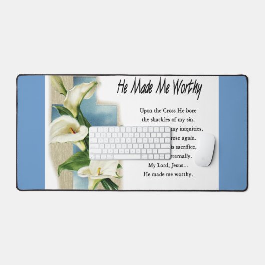 Inspirerend dat hij me waardig maakte bureaumat (Keyboard & Muis)