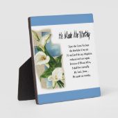 Inspirerend dat hij me waardig maakte fotoplaat (Voorkant)