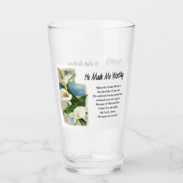 Inspirerend dat hij me waardig maakte glas